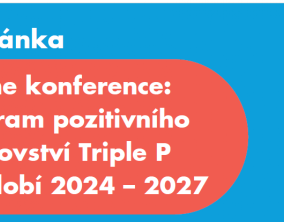 Online konference „Program pozitivního rodičovství Triple P v období 2024-2027"
