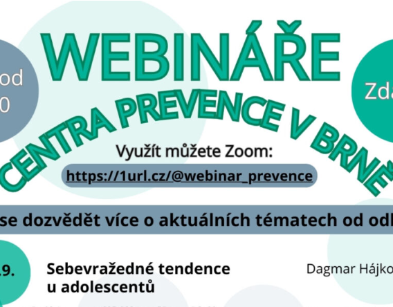 Webináře Centra prevence v Brně