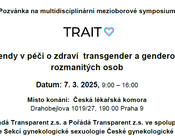Trendy v péči o zdraví transgender a genderově rozmanitých osob